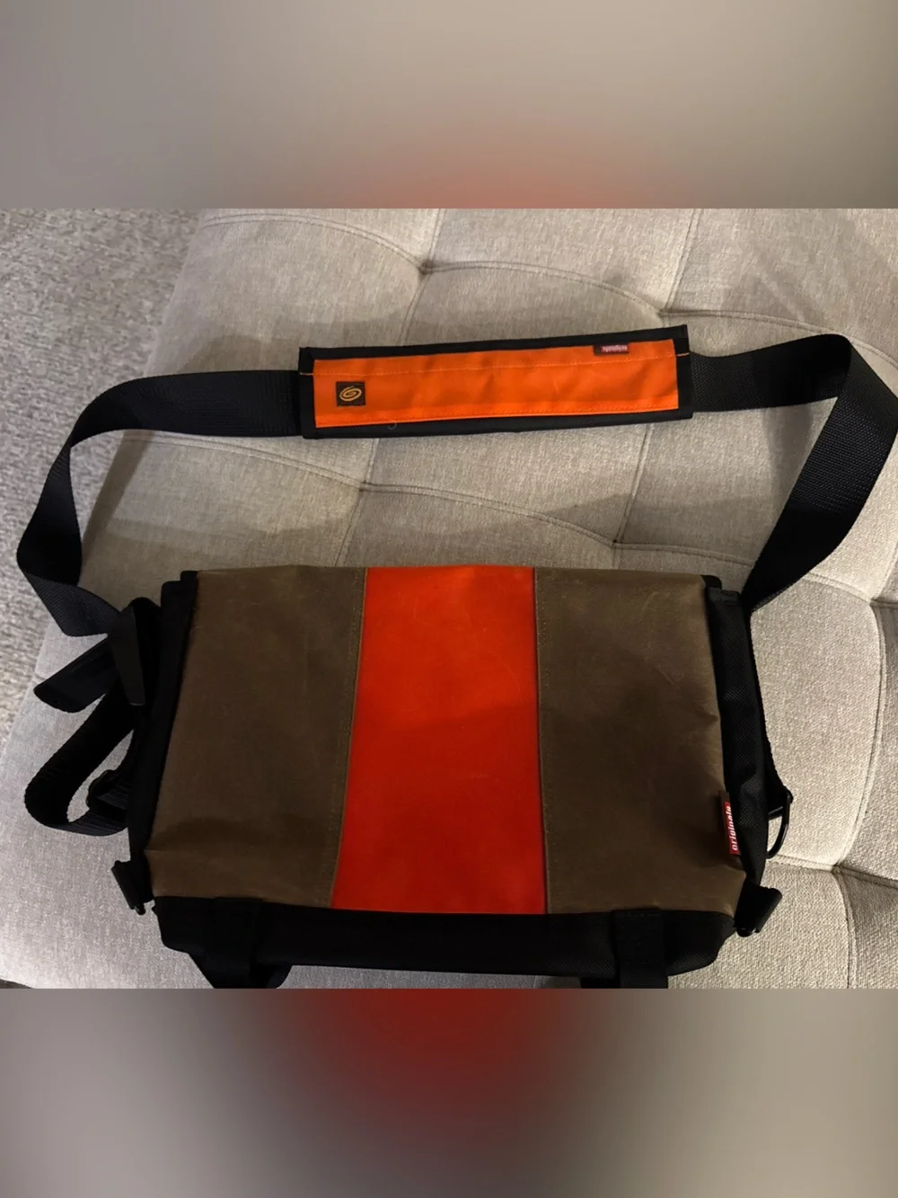 Timbuk2 Classic Messenger Bag Small Brown Orange